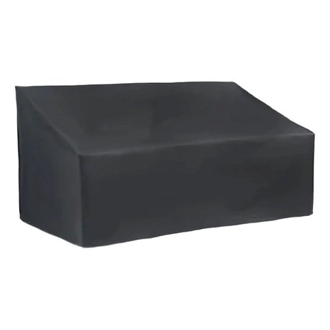Capa Impermeável Compatível Sofá 145x110x85 Preto