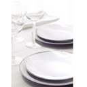 Ver imagem 2 de Jogo 6 Pratos Rasos Porcelana Atena Tramontina 28cm Branco Mesa Posta Cozinha Restaurante