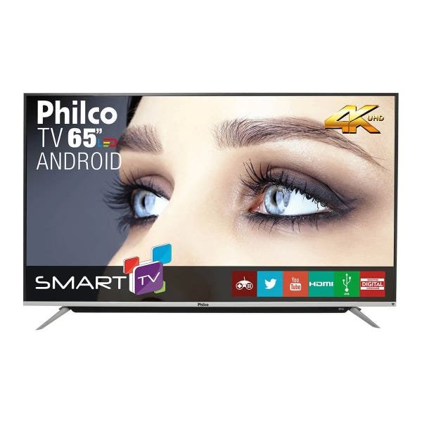 Android TV 65 Polegadas Smart 4K Ph65G60Dsgwag Philco Bivolt - 2