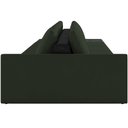 Ver imagem 6 de Sofá Ilha Modular para Sala 432cm com Puff Dublin K01 Veludo Verde e Sintético Preto - Lyam Decor