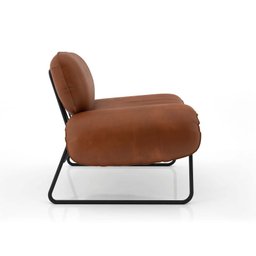 Poltrona Decorativa Versátil Calm Corino- Zahav Estofados - 3