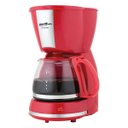Ver imagem 1 de Cafeteira Britânia CP15 Inox Vermelha 220V