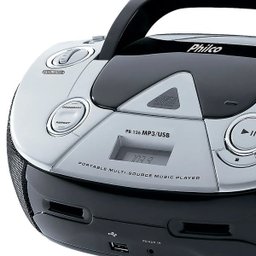 Boombox Áudio Pb126 Mp3 USB Cd Player Philco Bivolt - 2