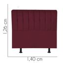 Ver imagem 3 de Cabeceira para Cama Box Casal 1,40 Cm Kiara:bordo