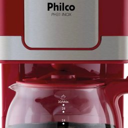 Cafeteira Philco PH31 Inox Vermelha 127V - 6