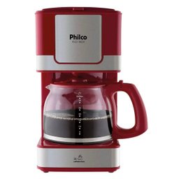 Cafeteira Philco PH31 Inox Vermelha 127V - 1