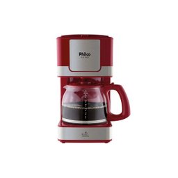 Cafeteira Philco PH31 Inox Vermelha 220V - 1