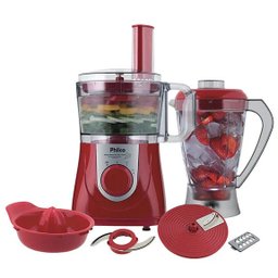 Multiprocessador All In One + Vermelho 800W Philco 220V - 1