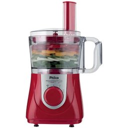Multiprocessador All In One + Vermelho 800W Philco 220V - 2