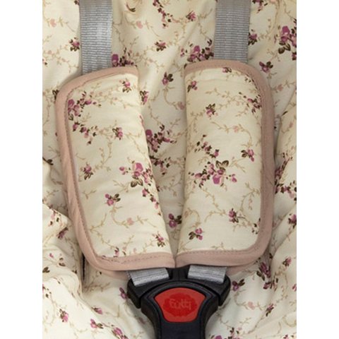 Protetor de Cinto Estampado 2 Pçs - Floral Ferrugem