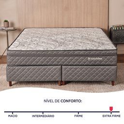 Colchão Casal Ortopédico Espuma D45 138x188x24cm Bf Colchões - 3
