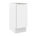 Ver imagem 1 de Balcão 35 Cm 1 Porta (sem Tampo) Branco/Branco Veludo