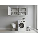 Ver imagem 4 de Armário Aéreo 120cm 4 Portas Mdf Branco Premium