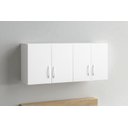 Ver imagem 2 de Armário Aéreo 120cm 4 Portas Mdf Branco Premium