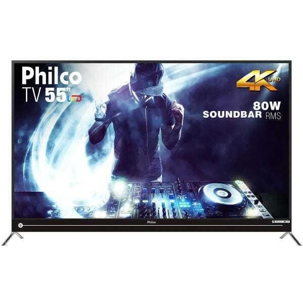 Smart TV Philco 4K 55 Polegadas PTV55G50Sn com Função Netflix Bivolt - 1