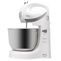 Batedeira Philco Paris Inox Branca 350w 220v - 6 Batedeira Philco Paris Inox Branca 350w 220v - 6