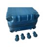 Mala de Bordo ABS 4 Rodas 360 Graus Azul Marinho - 7