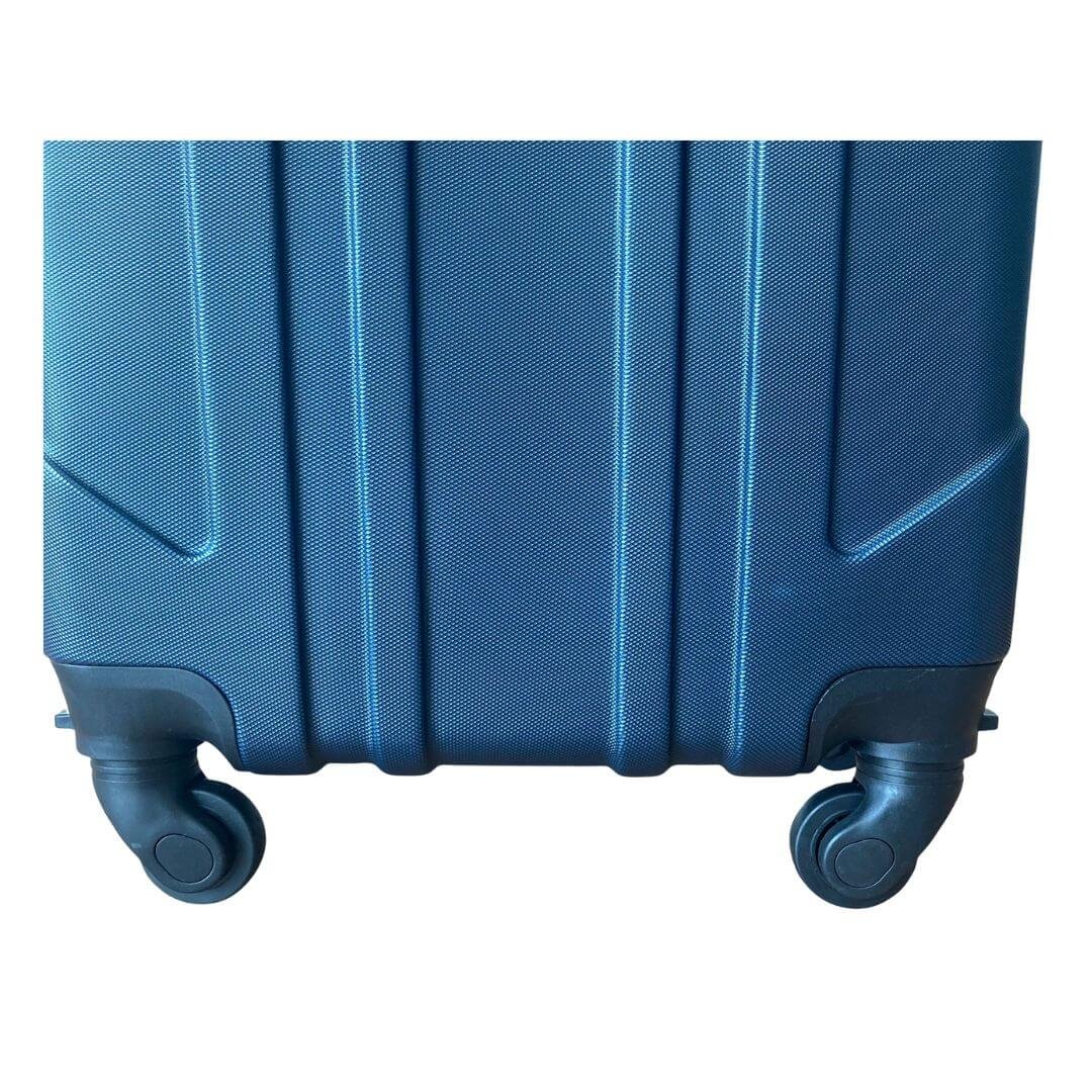 Mala de Bordo ABS 4 Rodas 360 Graus Azul Marinho - 9