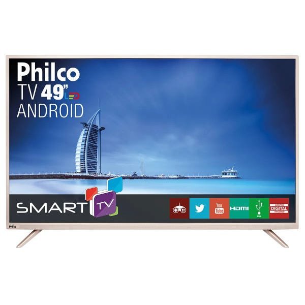Menor preço em TV Philco LED 49 Polegadas Ph49F30Dsgwac Bivolt