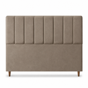Ver imagem 2 de Cabeceira para Cama Casal Estofada 1,38 m Mel Vilajo: Suede Camurça