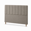 Ver imagem 3 de Cabeceira para Cama Casal Estofada 1,38 m Mel Vilajo: Suede Camurça