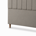 Ver imagem 4 de Cabeceira para Cama Casal Estofada 1,38 m Mel Vilajo: Suede Camurça