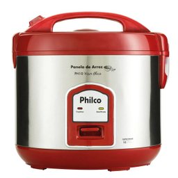 Panela de Arroz PH10 Visor Glass Vermelha Philco 220V - 1
