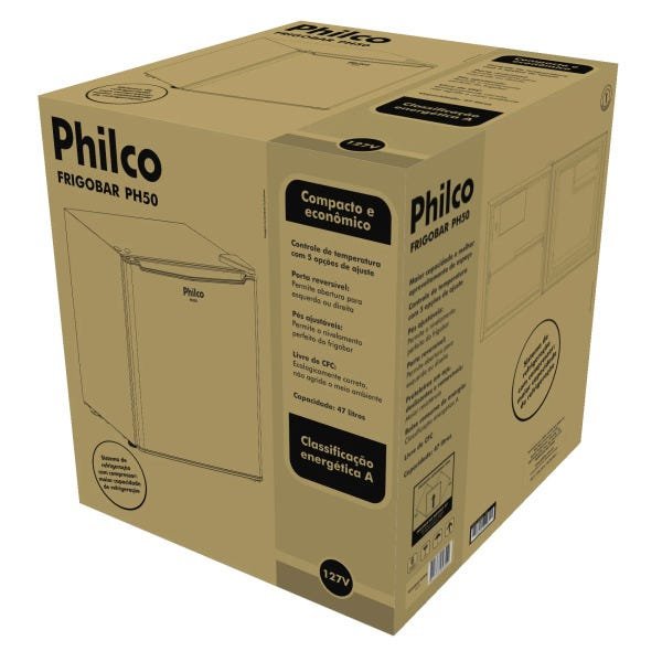 Frigobar Philco Ph50N 47 Litros 127V - 3