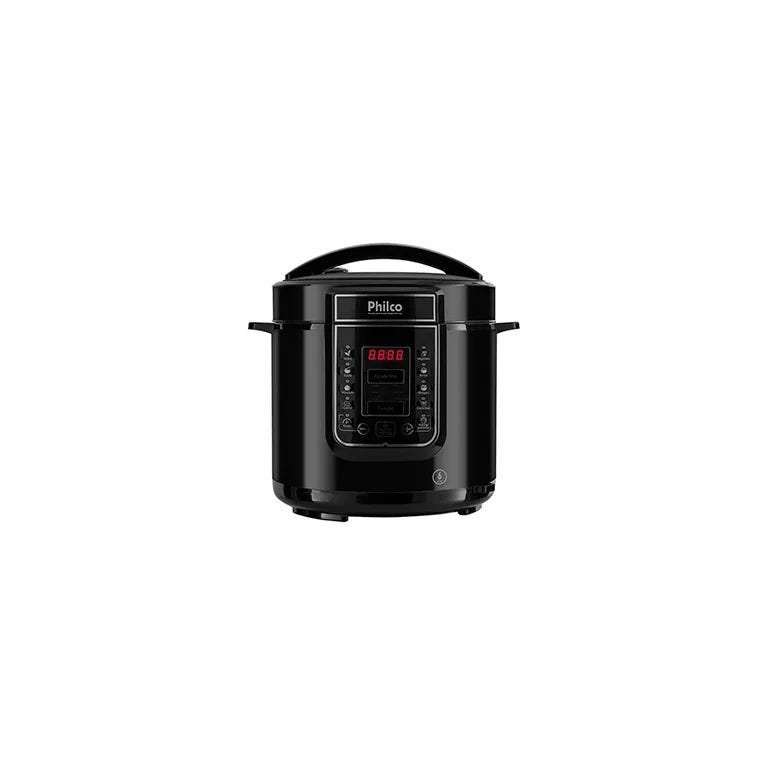 Panela de Pressão Digital 6L Inox Preta Philco 127V