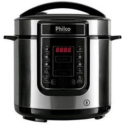 Panela de Pressão Digital 6L Inox Silver Philco 220V - 1 Panela de Pressão Digital 6L Inox Silver Philco 220V - 1