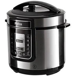 Panela de Pressão Digital 6L Inox Silver Philco 220V - 2 Panela de Pressão Digital 6L Inox Silver Philco 220V - 2