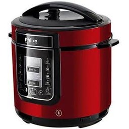 Panela de Pressão Digital Philco 6l Inox Vermelha 127v - 2 Panela de Pressão Digital Philco 6l Inox Vermelha 127v - 2