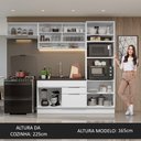 Ver imagem 6 de Armário de Cozinha Completa 270cm Branco Stella Madesa 09