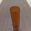 Ver imagem 3 de Vaso Decorativo Enfeite Planta Vidro 38x7x7cm Âmbar