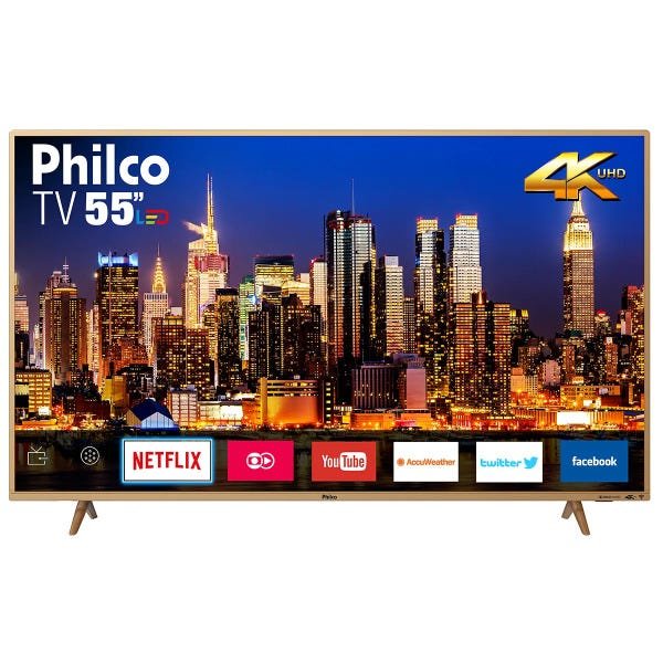 TV Philco LED 4K 55 Polegadas PTV55F61Snc Bivolt - 1