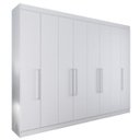 Ver imagem 2 de Guarda-Roupa Casal 8 Portas 4 Gavetas Internas Madri Madesa