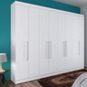 Guarda-Roupa Casal 8 Portas 4 Gavetas Internas Madri Madesa - 1