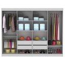 Ver imagem 3 de Guarda-Roupa Casal 8 Portas 4 Gavetas Internas Madri Madesa