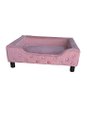 Ver imagem 1 de Caminha Cama Para Cachorro Pet Luxo Com Pés - Rosa - Ecotec