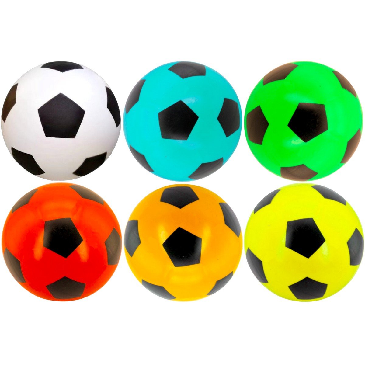Kit 36x Bola de Vinil Pingo Dente de Leite Futebol - Verde - 5