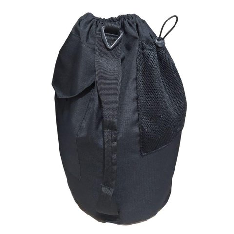 Mochila Saco Cairê Preta Rip Stop Mira
