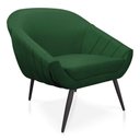 Ver imagem 5 de Kit 01 Namoradeira 02 Lugares e 02 Poltronas Giovana Suede Verde de Ferro