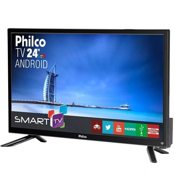 TV LED 24 Polegadas Philco Smart PTV24N91Sa Bivolt - 2