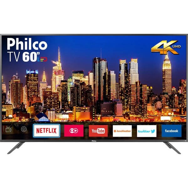 TV Philco LED 4K 60 Polegadas PTV60F90Dswns Bivolt - 1