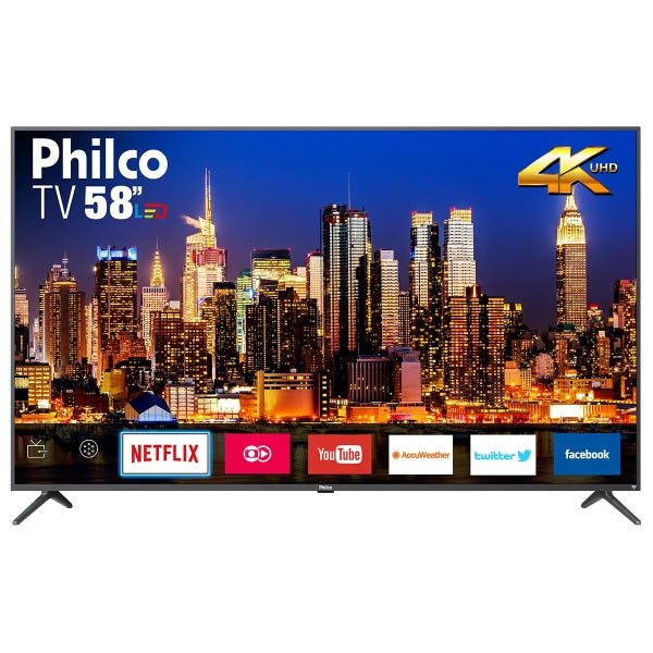 Tv Philco Smart 4k Led 58 Polegadas Ptv58f60sn Bivolt - 1