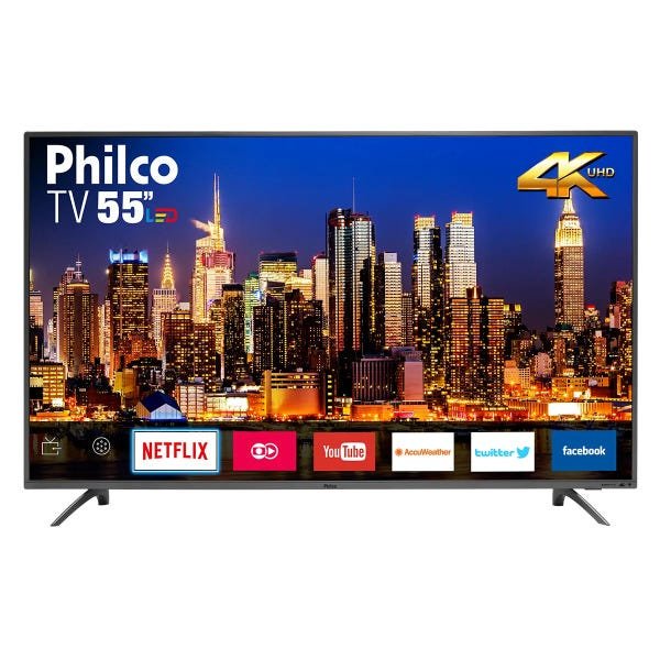 TV Philco LED 4K 55 Polegadas PTV55F61Snt Bivolt - 1