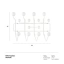 Ver imagem 6 de Cabideiro de parede Charles Eames Hang It All - Design - Branco