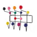 Ver imagem 1 de Cabideiro de parede Charles Eames Hang It All - Preto multicolorido
