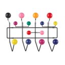 Ver imagem 2 de Cabideiro de parede Charles Eames Hang It All - Preto multicolorido