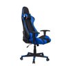 Cadeira Gamer Pelegrin em Couro Pu Reclinável Pel-3012 Preta e Azul - 3